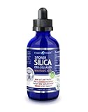 Planet Power SiPower Silica Vegan Collagen + Fulvic Acid 4oz Glass Bottle, Immune System, Maximum Absorption – Concentrated Formula, Bones, Joints, Skin, Hair, Nails and Digestive System. 40 Days